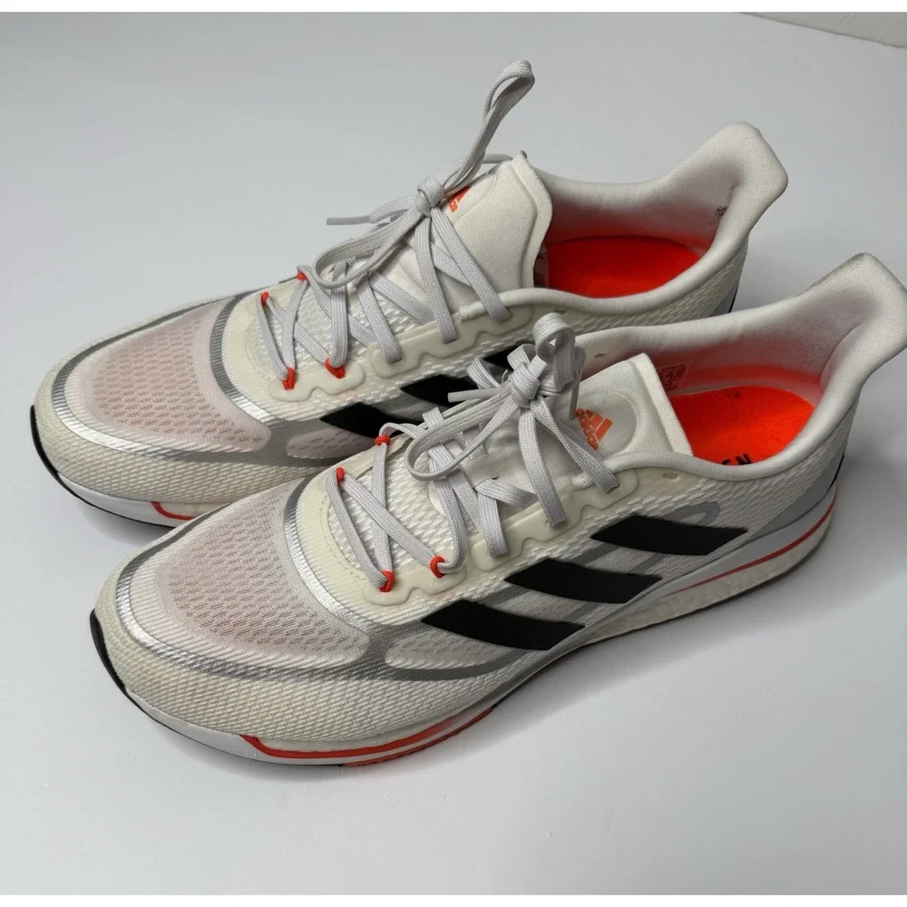 Adidas‎ Supernova + White Solar Red Sneaker Mens Size 13 Running Athletic Gym